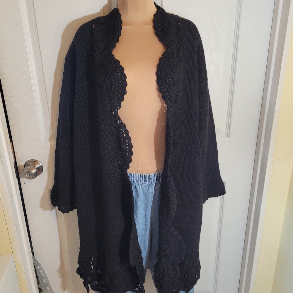 Crocheted coat
